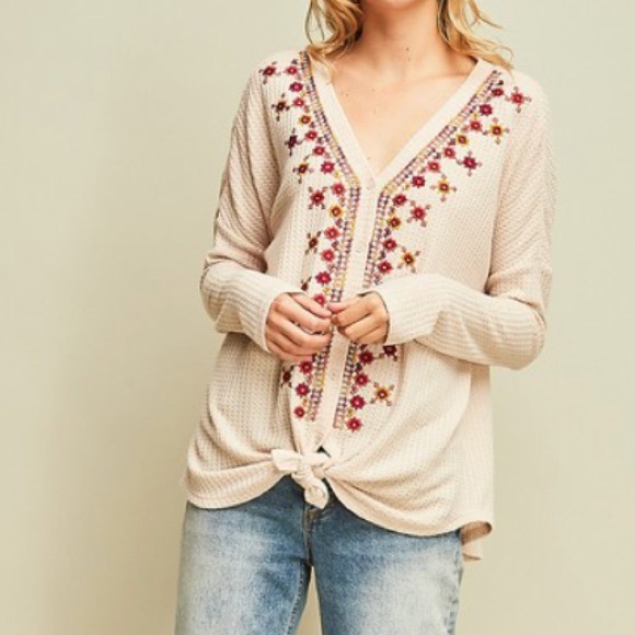 Bella_Row Tops - 1 LEFT//CAROLINA waffle knit top